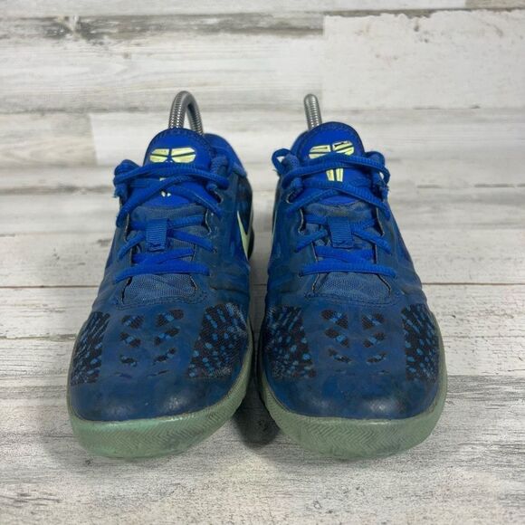 Nike Youth‎ Kobe Bryant Mentality Lace Up Blue Volt Basketball Shoes Size 5Y - Picture 4 of 8